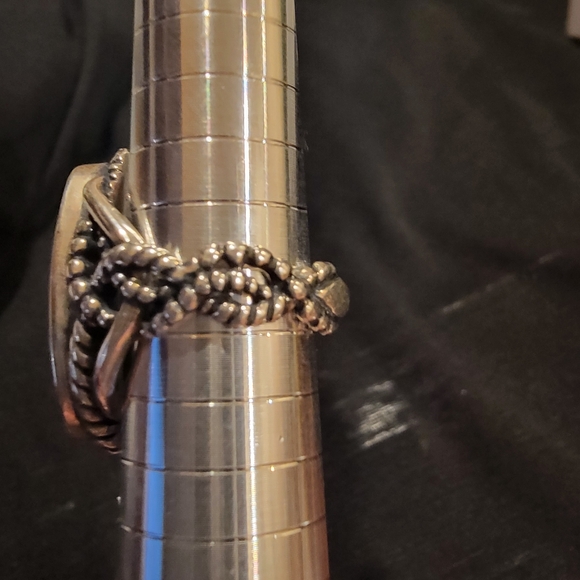 Silver Drusy Ring - Picture 3 of 5